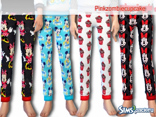 Детские пижамы Mickey and Minnie от Pinkzombiecupcakes
