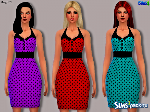Платье Retro Rockabilly от Margie at Sims Addictions
