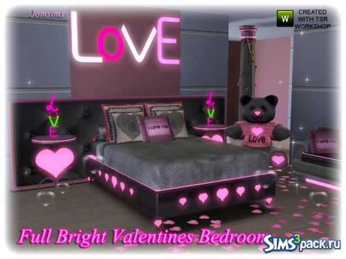 Спальня Full bright valentines от jomsims