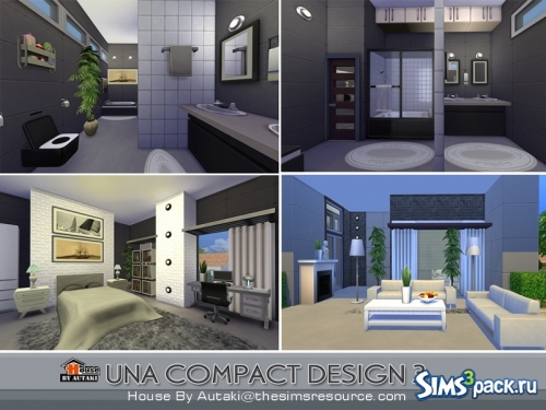 Дом Una Compact Design 3 от Autaki