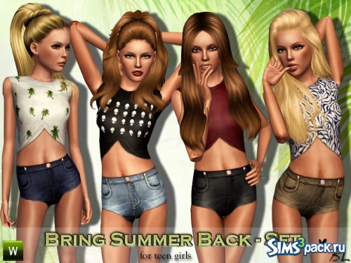 Подростковая одежда Bring Summer Back от Black Lily