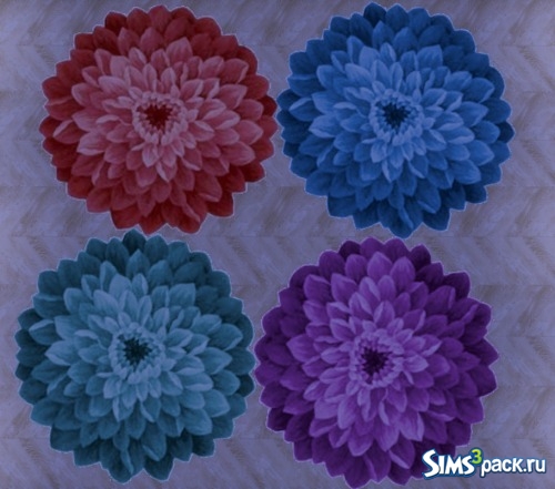 10 симпатичных цветочных ковров от Amberlyn Designs