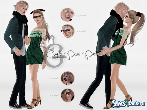 Позы "Oops! Couple Pose Pack" от geulizz