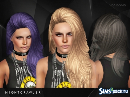 Причёска Da Bomb от Nightcrawler Sims