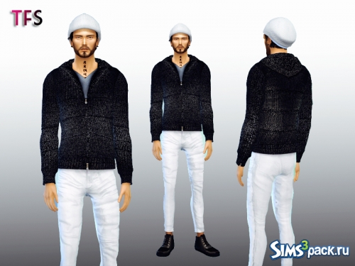 Мужской свитер Ashes от TwistedFate Sims