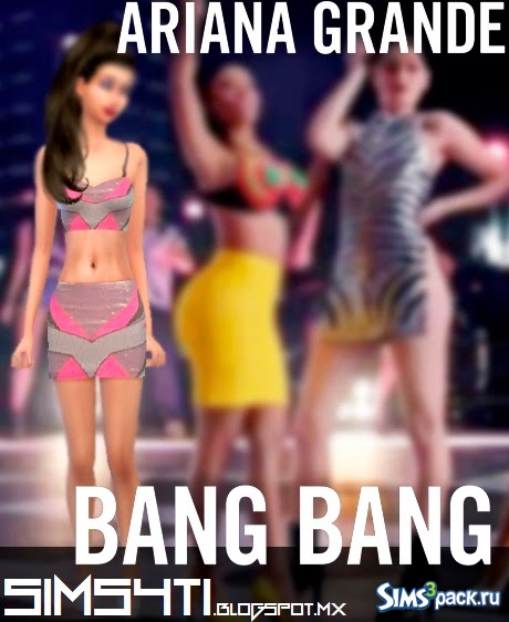Костюм Ariana Grande Bang Bang от SIMS4TI