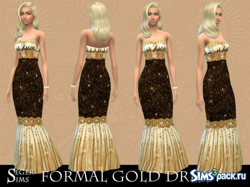 Платье "Formal Gold" от SegerSims