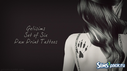 6 татуировок Paw Print Tattoos от gelisims