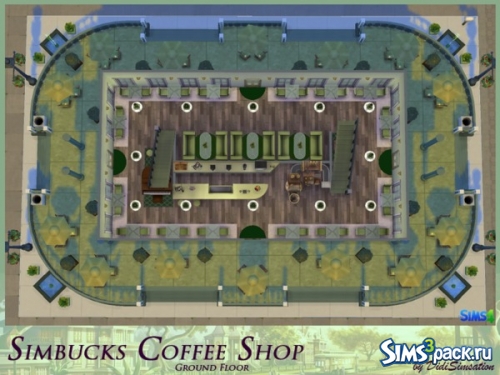 Кафе "Simbucks Coffee Shop" от didisimsation