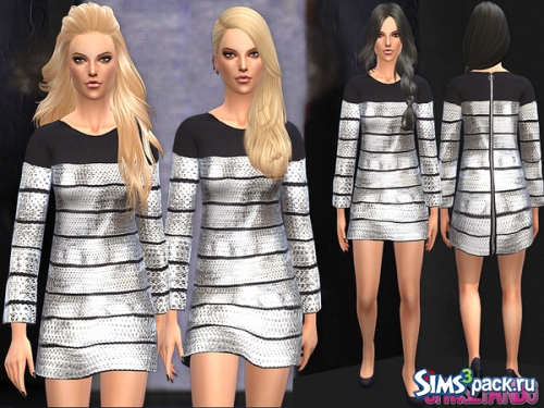 Платье "Designer dress XMAS gift 1" от sims2fanbg