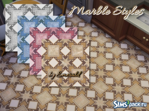 Напольное покрытие "Marble Styles tiles" от emerald
