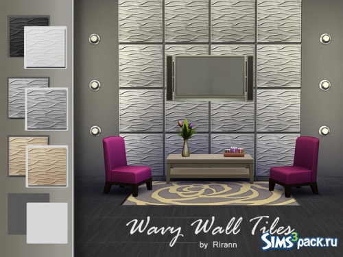 Обои "Wavy Wall Tiles" от Rirann