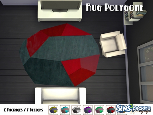Ковер "Rug polygone" от Fuyaya
