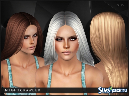 Женская причёска "G.U.Y." от Nightcrawler_Sims