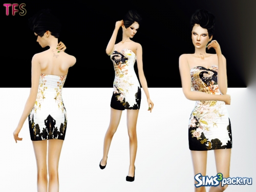 Платье Robes Fleurs от TwistedFate_Sims