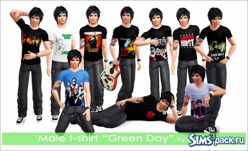 Мужские футболки Green Day от Severinka