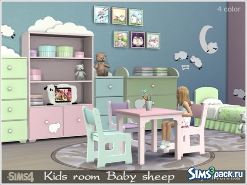 Набор мебели "Kids room 'Baby sheep" от Severinka