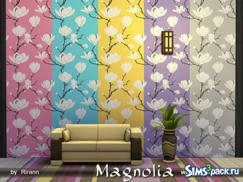 Обои "Magnolia Wallpaper" от Rirann
