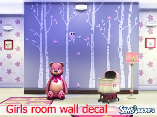 Обои "Girls room wall decal" от Pinkzombiecupcakes