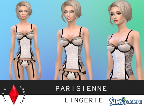 Женское белье "Dita Von Teese Inspired Lingerie" от SIms4Krampus