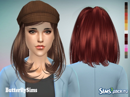 Женская причёска 058 от Butterfly Sims