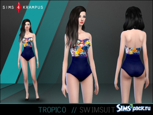 Купальник Tropico Swimsuit от SIms4Krampus