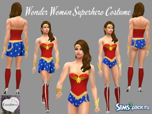 Наряд Wonder Woman Superhero Outfit от Cocobuzz