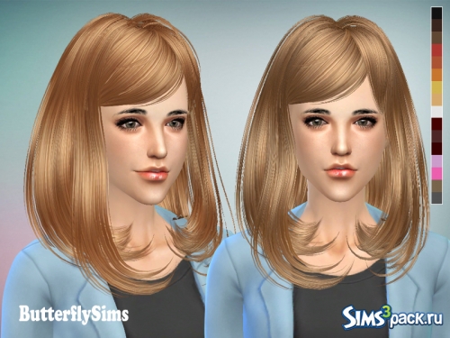 Женская причёска 058 от Butterfly Sims