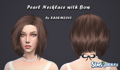 Ожерелье Pearl Necklace with Bow от Salem2342