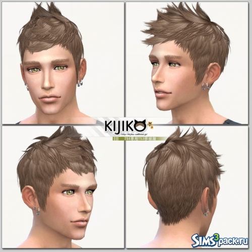 Мужская причёска Faux Hawk от Kijiko