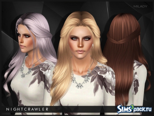 Женская причёска &quot;Milady&quot; от Nightcrawler Sims