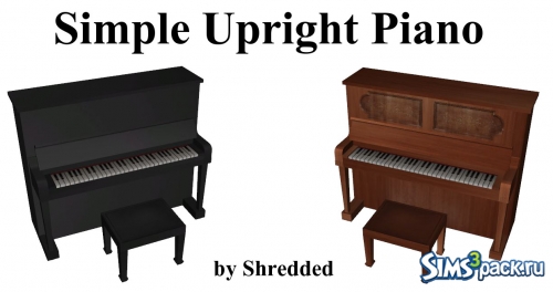 Пианино Simple Upright Piano от ugly.breath