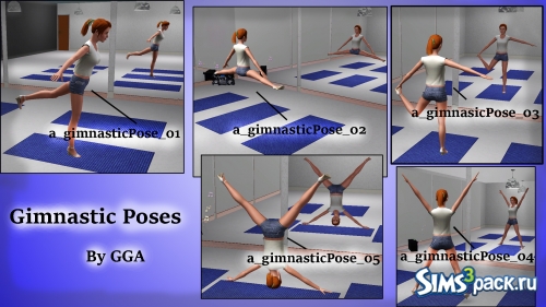 Набор поз "Gimnastic Poses" от Georgi