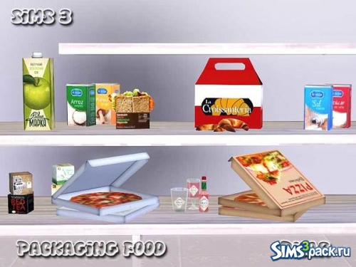 Набор объектов Packaging Food от Pilar