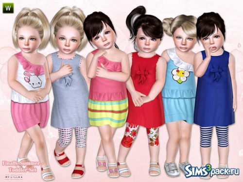 Сет детской одежды "Finally Summer - Toddler Set" от lillka