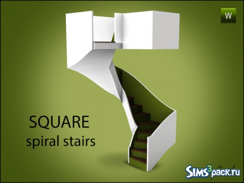 Лестница &quot;Square Spiral Stairs&quot; от Gosik