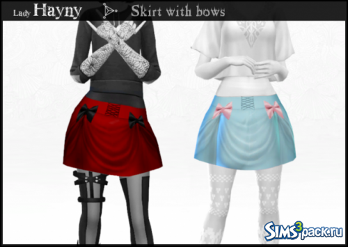 Юбка с бантиками Skirt with Bows от LadyHayny