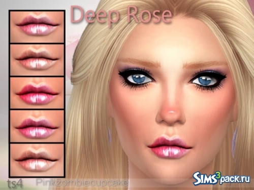 Блеск Deep Rose Lipgloss от Pinkzombiecupcakes