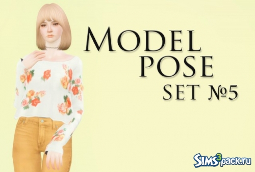 Женские позы Model Pose set #5 от Annely-kolo