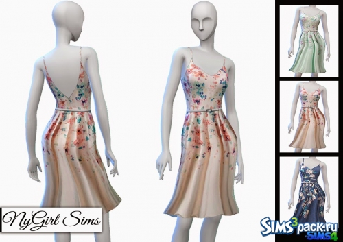 Платье для женщин Floral Fit and Flare Spring от NyGirl