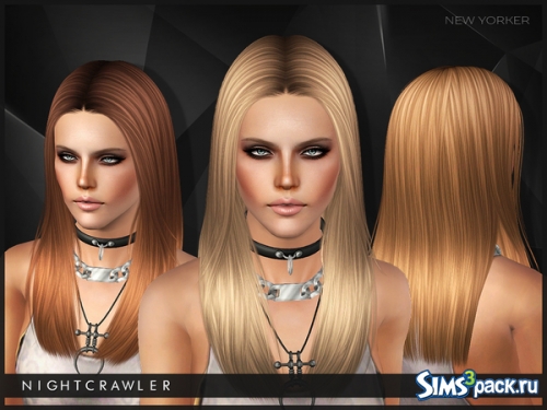 Женская причёска &quot;NewYorker&quot; от Nightcrawler Sims