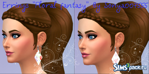 Серьги "Floral fantasy" от Sonya007555