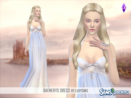 Платье Daenerys Targaryen от LuxySims3