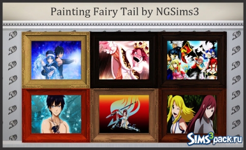 Картины Fairy Tail от NG Sims 3