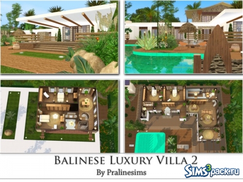 Дом &quot;Balinese Luxury Villa 2&quot; от Pralinesims