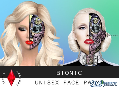 Unisex Face Paint от sims4krampus