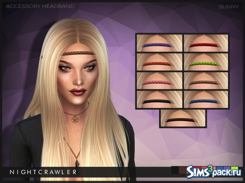 Женская прическа Nightcrawler AF Hair Sunny от Nightcrawler Sims