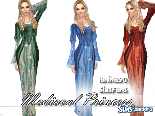 Историческое платье Medieval Princess dresses от lenina_90