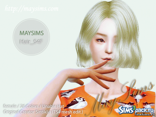 Женская прическа Hair_54F от May Sims