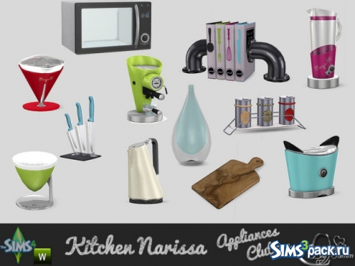 Набор для кухни "Appliances and Clutter" от BuffSumm